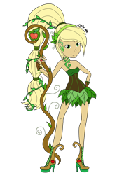 Size: 2000x2667 | Tagged: safe, artist:onlymeequestrian, character:applejack, species:human, my little pony:equestria girls, female, humanized, simple background, solo, transparent background