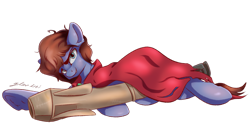 Size: 1280x640 | Tagged: safe, artist:galinn-arts, oc, oc only, oc:bizarre song, species:pegasus, species:pony, clothing, commission, male, quake, rocket launcher, simple background, solo, transparent background, weapon