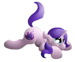 Size: 1279x1059 | Tagged: safe, artist:raktor, oc, oc only, oc:northern flame, species:pony, species:unicorn, ear fluff, femboy, looking up, male, raised tail, simple background, smiling, solo, tail, transparent background