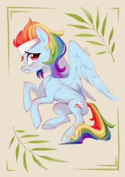 Size: 2894x4093 | Tagged: safe, artist:shore2020, character:rainbow dash, species:pegasus, species:pony, episode:deep tissue memories, spoiler:deep tissue memories, crying, female, high res, solo, spa pony rainbow dash