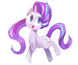 Size: 1920x1600 | Tagged: safe, artist:nendo, character:starlight glimmer, species:pony, species:unicorn, cute, female, glimmerbetes, mare, open mouth, pixiv, simple background, solo, white background