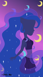 Size: 1500x2669 | Tagged: safe, artist:onlymeequestrian, character:princess luna, my little pony:equestria girls, female, solo, wallpaper