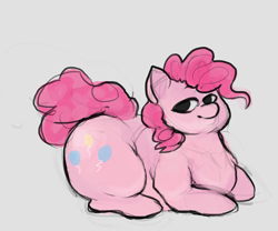 Size: 1280x1064 | Tagged: safe, artist:ptg, character:pinkie pie, fat, female, pudgy pie, solo