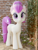 Size: 1635x2160 | Tagged: safe, artist:gabe2252, character:fleur de verre, species:crystal pony, species:pony, g4, 3d, blender, cute, cutie mark, eyelashes, eyeshadow, female, looking at you, makeup, mare, smiling, solo, tail, vine