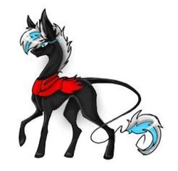 Size: 492x475 | Tagged: safe, artist:starly_but, oc, oc only, species:earth pony, species:pony, clothing, earth pony oc, horn, leonine tail, raised hoof, scarf, simple background, solo, white background