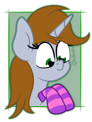 Size: 1215x1612 | Tagged: safe, artist:puperhamster, oc, oc only, oc:littlepip, species:pony, species:unicorn, fallout equestria, clothing, fanfic, fanfic art, female, hooves, horn, mare, simple background, socks, solo, striped socks, transparent background