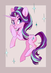 Size: 2894x4093 | Tagged: safe, artist:shore2020, character:starlight glimmer, species:pony, species:unicorn, g4, cute, female, glimmerbetes, high res, mare, smiling, solo