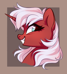 Size: 2894x3169 | Tagged: safe, artist:shore2020, oc, oc only, species:pony, species:unicorn, g4, bust, solo