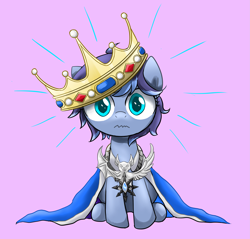 Size: 2727x2610 | Tagged: safe, artist:ketereissm, oc, oc:moonlight toccata, species:pony, species:unicorn, g4, anxious, cape, chaos, clothing, coronet, crown, cyan eyes, female, filly, jewelry, moon, noble, regalia, storm, viscountess