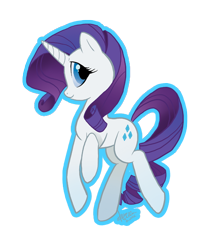 Size: 510x596 | Tagged: safe, artist:dinkelion, character:rarity, female, solo