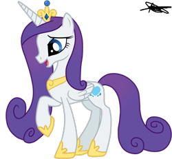 Size: 900x830 | Tagged: safe, artist:andreamelody, character:princess cadance, character:rarity, female, fusion, raricorn, recolor, simple background, solo, transparent background, vector