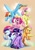 Size: 2847x4096 | Tagged: safe, artist:silverhopexiii, character:applejack, character:fluttershy, character:pinkie pie, character:rainbow dash, character:rarity, character:twilight sparkle, species:alicorn, species:pegasus, species:pony, species:unicorn, g4, anniversary, grass, simple background