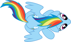 Size: 10189x6000 | Tagged: safe, artist:quasdar, character:rainbow dash, species:pegasus, species:pony, episode:lesson zero, g4, my little pony: friendship is magic, absurd resolution, both cutie marks, female, mare, overhead view, simple background, solo, transparent background, vector