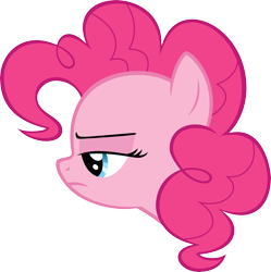 Size: 6000x6016 | Tagged: safe, artist:quasdar, character:pinkie pie, absurd resolution, simple background, transparent background, vector