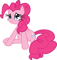 Size: 8000x8483 | Tagged: safe, artist:quasdar, character:pinkie pie, absurd resolution, female, simple background, solo, transparent background, vector