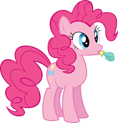 Size: 8000x8346 | Tagged: safe, artist:quasdar, character:pinkie pie, absurd resolution, female, simple background, solo, transparent background, vector