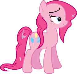 Size: 8000x7689 | Tagged: safe, artist:quasdar, character:pinkie pie, absurd resolution, female, simple background, solo, transparent background, vector, wet mane