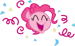 Size: 8001x4967 | Tagged: safe, artist:quasdar, character:pinkie pie, episode:too many pinkie pies, g4, my little pony: friendship is magic, absurd resolution, female, simple background, solo, transparent background, vector