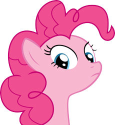 Size: 5526x6000 | Tagged: safe, artist:quasdar, character:pinkie pie, absurd resolution, female, glare, looking at you, simple background, solo, transparent background, vector