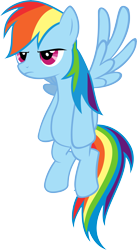 Size: 5477x10000 | Tagged: safe, artist:quasdar, character:rainbow dash, episode:dragonshy, g4, my little pony: friendship is magic, absurd resolution, female, simple background, solo, transparent background, vector