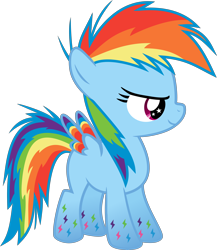 Size: 6000x6912 | Tagged: safe, artist:serenawyr, character:rainbow dash, season 4, absurd resolution, colored wings, female, filly, filly rainbow dash, multicolored wings, rainbow power, rainbow wings, simple background, solo, transparent background, vector