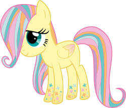 Size: 6993x6000 | Tagged: safe, artist:serenawyr, character:fluttershy, season 4, absurd resolution, female, filly, filly fluttershy, rainbow power, solo, younger