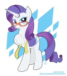 Size: 750x850 | Tagged: safe, artist:skyheavens, character:rarity, glasses
