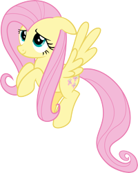 Size: 6000x7510 | Tagged: safe, artist:vulthuryol00, character:fluttershy, absurd resolution, female, flying, simple background, solo, transparent background, vector
