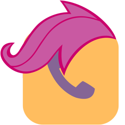 Size: 1140x1140 | Tagged: safe, artist:craftybrony, character:scootaloo, app, icon, iphone, phone