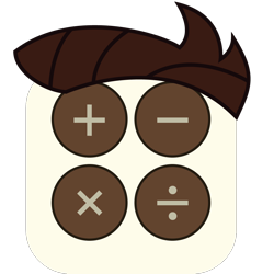 Size: 1140x1140 | Tagged: safe, artist:craftybrony, character:gizmo, app, calculator, icon, iphone