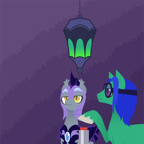 Size: 500x500 | Tagged: safe, artist:dinkelion, oc, oc:doppel, species:bat pony, species:changeling, species:earth pony, species:pony, animated, bug zapper, bugs doing bug things, button, eyes closed, frown, funny, glare, grin, gritted teeth, lantern, light, nervous, night guard, pain, red button, smiling, squee, sunglasses, unamused, wide eyes