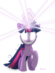 Size: 3604x4719 | Tagged: safe, artist:psyxofthoros, character:twilight sparkle, absurd resolution, glowing eyes, simple background, transparent background, twilight snapple, vector
