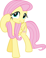 Size: 6000x7658 | Tagged: safe, artist:vulthuryol00, character:fluttershy, episode:it ain't easy being breezies, g4, my little pony: friendship is magic, absurd resolution, cute, female, shyabetes, simple background, solo, transparent background, vector
