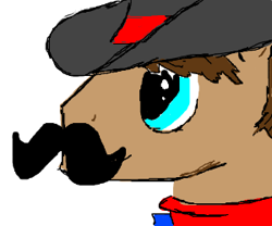 Size: 300x250 | Tagged: safe, artist:pacificgreen, character:sheriff silverstar, drawception, male, quick drawing, solo