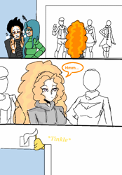 Size: 720x1035 | Tagged: safe, artist:miracle32, character:adagio dazzle, character:king sombra, character:queen chrysalis, my little pony:equestria girls, clothing, comics, keyhole turtleneck, open-chest sweater, sweater, turtleneck