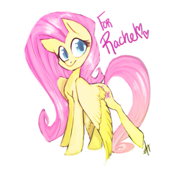 Size: 625x625 | Tagged: safe, artist:dinkelion, character:fluttershy, female, solo