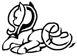 Size: 544x395 | Tagged: safe, artist:cabyowl, species:pony, black and white, female, grayscale, mare, monochrome, plot, prone, simple background, solo, white background