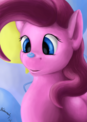 Size: 893x1250 | Tagged: safe, artist:winternachts, character:pinkie pie, female, frosting, solo
