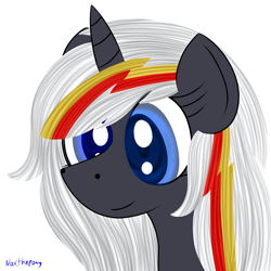 Size: 2500x2500 | Tagged: safe, artist:asknoxthepony, oc, oc only, oc:velvet remedy, species:pony, species:unicorn, fallout equestria, female, portrait, solo