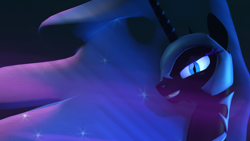 Size: 1920x1080 | Tagged: safe, artist:ferexes, character:nightmare moon, character:princess luna, 3d, female, looking at you, render, solo, source filmmaker