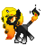 Size: 150x150 | Tagged: safe, artist:xhalesx, oc, oc only, oc:scorching torch, animated, old design, pixel art