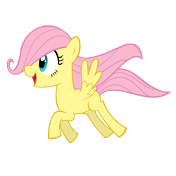 Size: 1600x1600 | Tagged: safe, artist:datnaro, character:fluttershy, species:pegasus, species:pony, episode:the cutie mark chronicles, g4, my little pony: friendship is magic, female, filly, filly fluttershy, simple background, solo, transparent background, vector