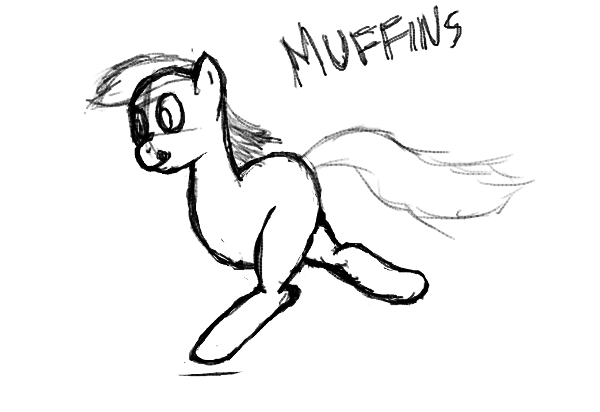 Size: 600x412 | Tagged: safe, artist:hereticalrants, character:derpy hooves, species:pony, animated, bipedal, female, frame by frame, sketch, wat, wip