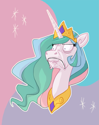 Size: 813x1023 | Tagged: safe, artist:frostadflakes, character:princess celestia, cute thread, female, reaction image, solo