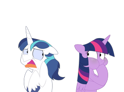 Size: 2252x1672 | Tagged: safe, artist:riisusparkle, character:shining armor, character:twilight sparkle, disgusted, implied incest, implied kissing, unshorn fetlocks