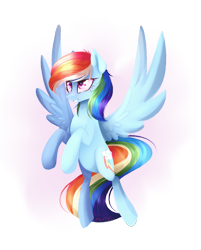 Size: 1837x2289 | Tagged: safe, artist:mp-printer, character:rainbow dash, female, solo, spread wings, wings