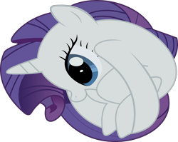 Size: 2000x1592 | Tagged: safe, artist:bluetech, character:rarity, species:pony, episode:the gift of the maud pie, g4, my little pony: friendship is magic, .svg available, curled up, cute, female, happy, inkscape, mare, meme, rariball, simple background, smiling, solo, this isn't even my final form, transparent background, vector