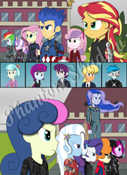 Size: 2500x3449 | Tagged: safe, artist:phantomshadow051, character:bon bon, character:coco pommel, character:diamond tiara, character:flash sentry, character:fluttershy, character:fuchsia blush, character:indigo wreath, character:ms. harshwhinny, character:mystery mint, character:princess luna, character:rainbow dash, character:rarity, character:scribble dee, character:sunset shimmer, character:sweetie belle, character:sweetie drops, character:trixie, character:vice principal luna, g4, my little pony:equestria girls, ant-man, background human, baron zemo, black panther, captain america, civil war, crossbones, crossover, falcon, indigo wreath, iron man, marvel, scarlet witch, spider-man, thunderbass, vice principal luna, vision, war machine, watermark, winter soldier