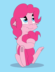 Size: 1346x1750 | Tagged: safe, artist:php47, character:pinkie pie, blushing, cute, floppy ears, hug, tail hug