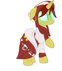 Size: 2036x2324 | Tagged: safe, artist:avarick, fable, ponified, theresa